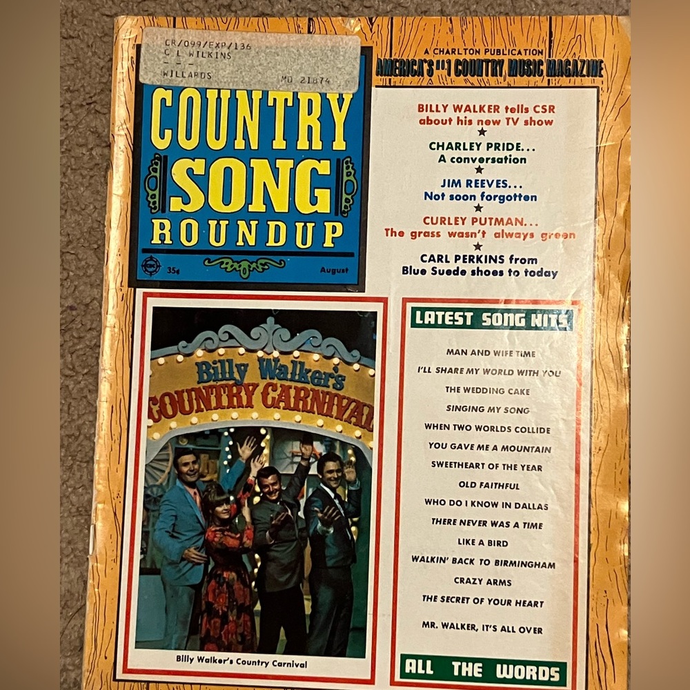 2/$10 country song roundup magazine